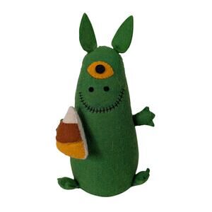Novogratz Ugly Dolls Monster Tabletop Decor Pillow Plush Felt GREEN Candy Corn